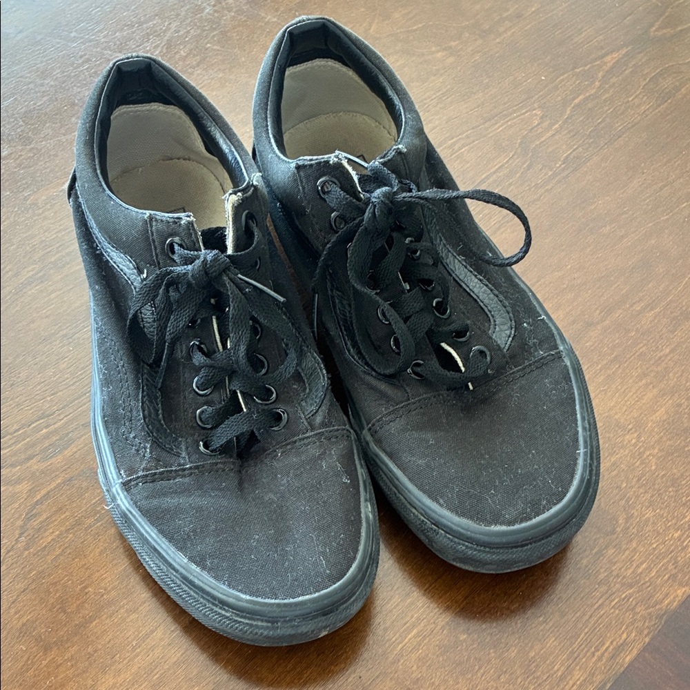 Vans “off the hill” Black Canvas Men's Sneakers